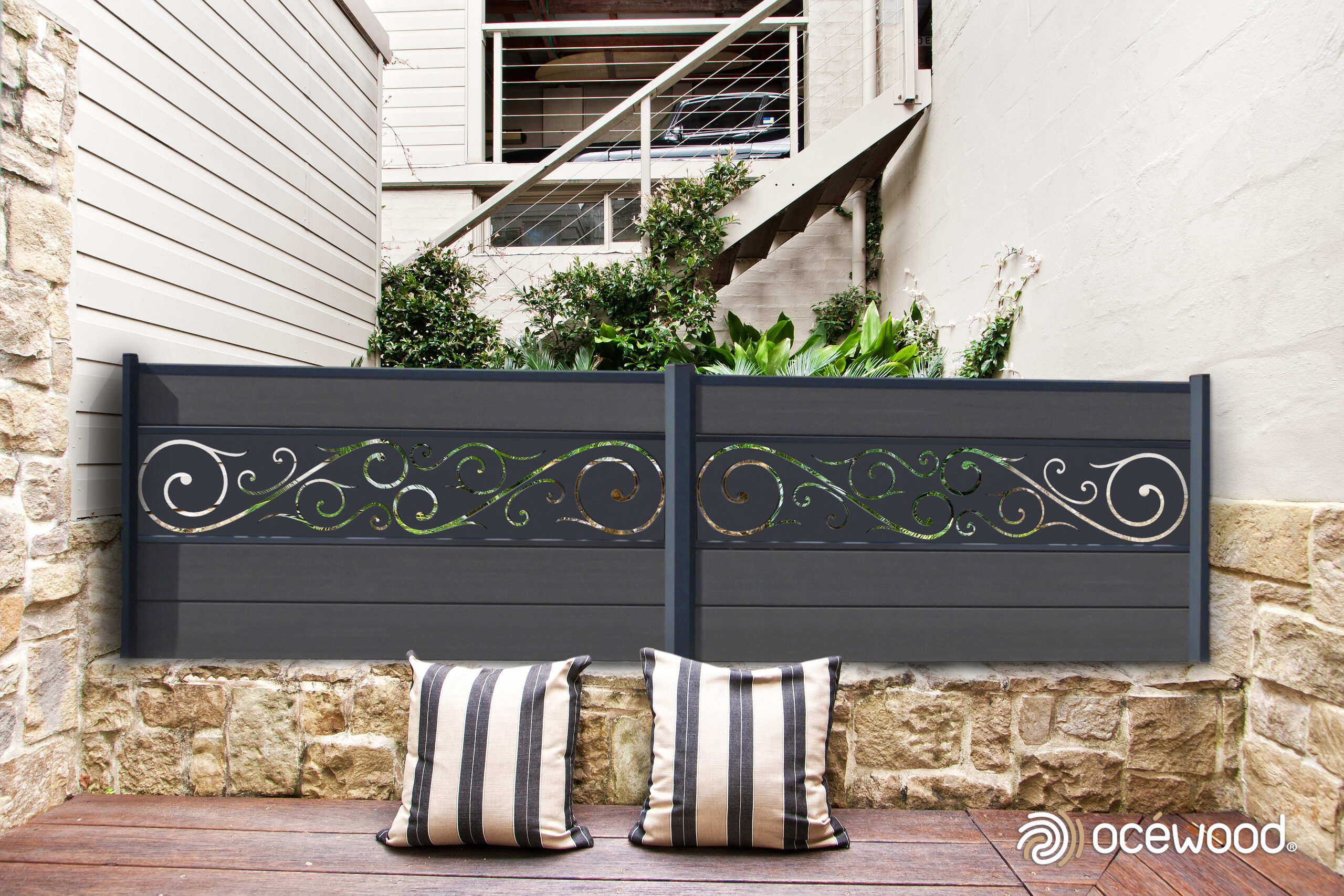 ocewood boreale infinite anthracite gris 7016 harmonia