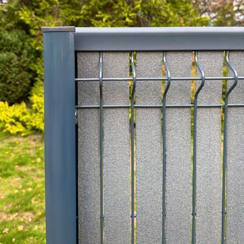 kit composite kit lames occultantes composite anthracite pour maille 55m