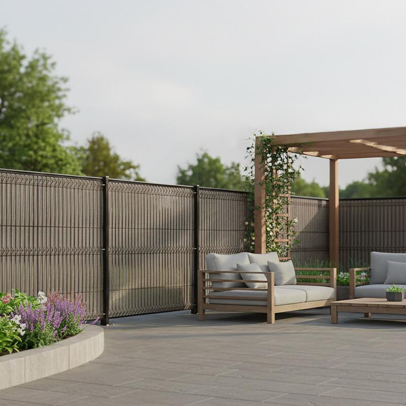 kit lames occultantes composite ecorce hauteur 103cm pour maille 55mm