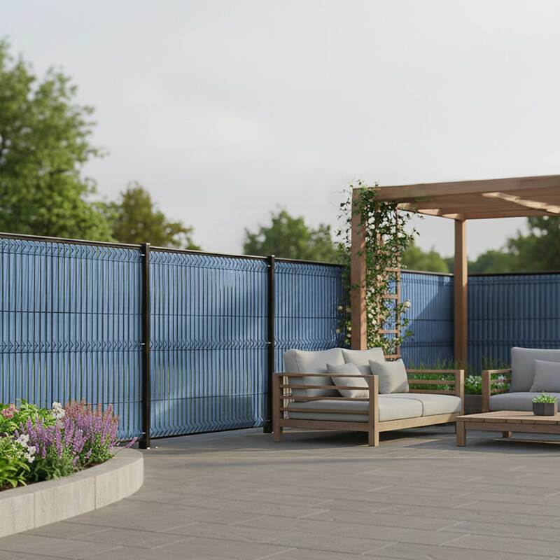 kit lames occultantes composite granitees effet bois pour maille 55mm