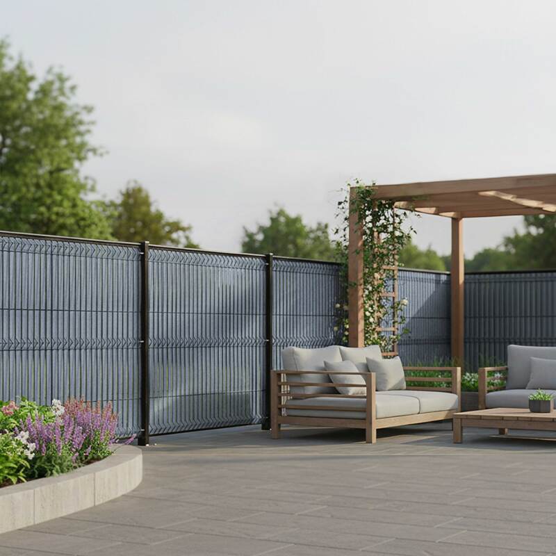 kit lames occultantes composite ton bois pour maille 55m